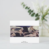 Die Nacht by Hodler Ferdinand Postkarte (Stehend Vorderseite)