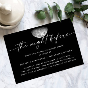 Die Nacht davor Black Moon Probe Dinner Einladung