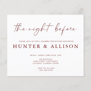 Die Nacht davor Einladung