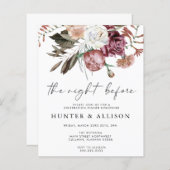 Die Nacht davor | Einladung (Vorne/Hinten)