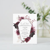 Die Nacht davor | Einladung Halloween (Stehend Vorderseite)