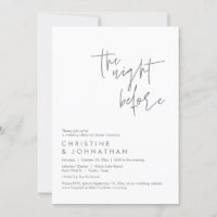 Die Nacht davor, Hochzeit Probe Dinner