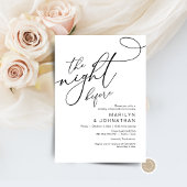 Die Nacht davor, Hochzeit Probe Dinner Einladung