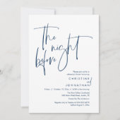 Die Nacht davor, Lässige Hochzeitsfeier Probe Einladung (Vorderseite)