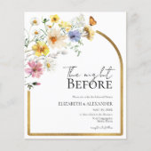 Die Nacht davor | Probe Dinner Einladung (Vorderseite)