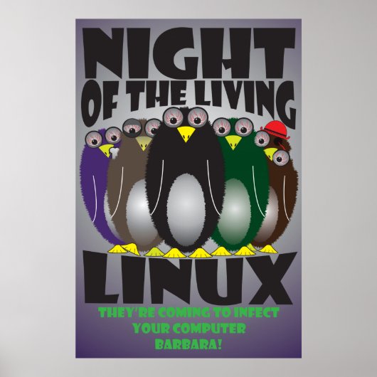 Die Nacht der lebenden Pinguine Poster (Vorne)