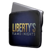 Die Nacht der Lichter der Freiheit Laptopschutzhülle (Vorderseite Links)
