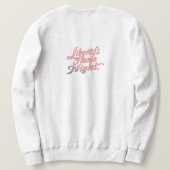 Die Nacht der Lichter der Freiheit Sweatshirt (Design Rückseite)