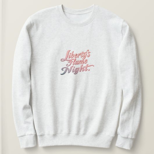 Die Nacht der Lichter der Freiheit Sweatshirt (Design vorne)