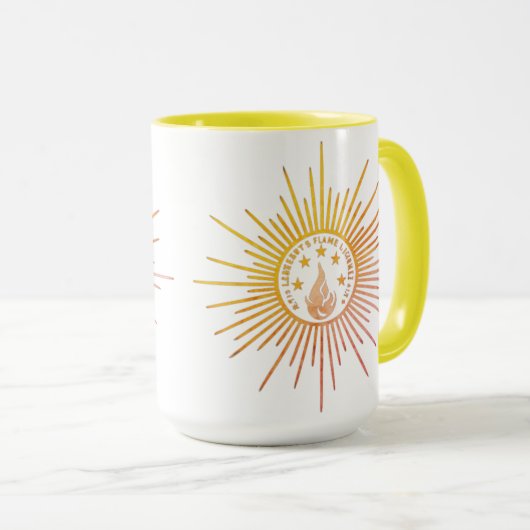 Die Nacht der Lichter der Freiheit Tasse (VorderseiteRechts)