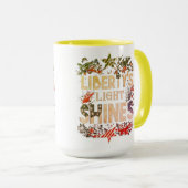 Die Nacht der Lichter der Freiheit Tasse (VorderseiteRechts)