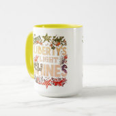 Die Nacht der Lichter der Freiheit Tasse (Vorderseite Links)