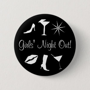 Die Nacht der Mädchen heraus! Button