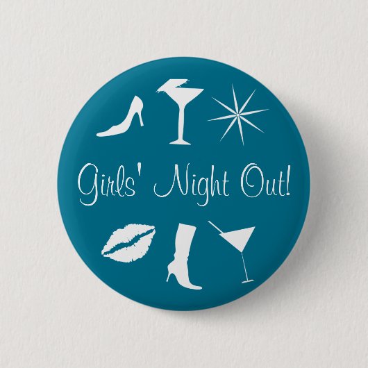 Die Nacht der Mädchen heraus Button (Vorderseite)