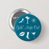 Die Nacht der Mädchen heraus Button (Vorne & Hinten)