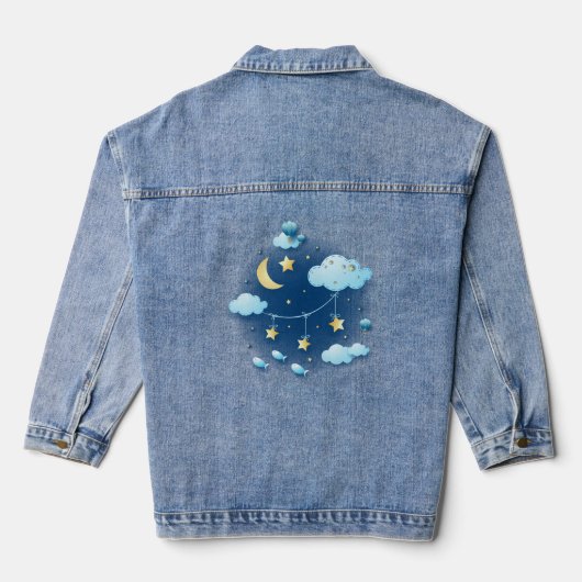 Die Nacht der Träume Jeansjacke (Rückseite)