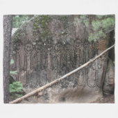 Die Nacht der Wandergler Fleecedecke (Vorderseite (Horizontal))