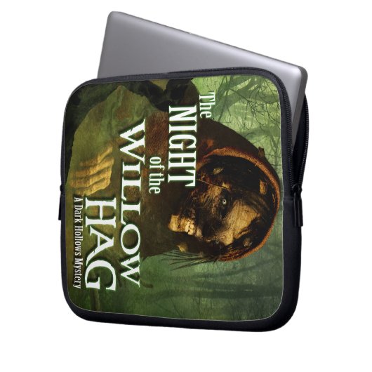 Die Nacht der Weide-Hexenlaptophülse 10" Laptopschutzhülle (Vorderseite Links)