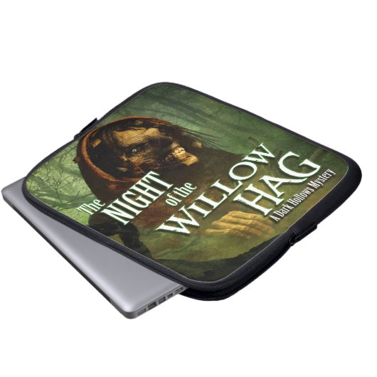 Die Nacht der Weide-Hexenlaptophülse 10" Laptopschutzhülle (Vorne Knopf)