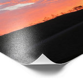 Die Nacht des Himmels Fotodruck (Ecke)