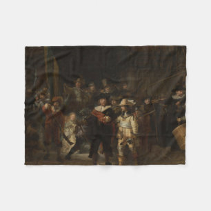 Die Nacht des Rembrandt-Barock-Meisterwerk Fleecedecke