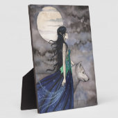 Die Nacht des Stehenden Wolf-Fantasie-Selbstbildes Fotoplatte (Seite)