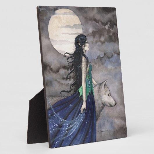 Die Nacht des Stehenden Wolf-Fantasie-Selbstbildes Fotoplatte (Seite)