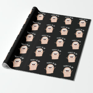 Die Nacht des Tages Funny Toe Pun Dark BG Geschenkpapier