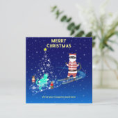 Die Nacht des Weihnachtsmanns in der Erwärmung Ankündigung (Stehend Vorderseite)