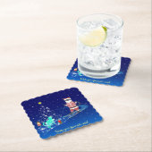 Die Nacht des Weihnachtsmanns in der Erwärmung Untersetzer (Vor Ort)