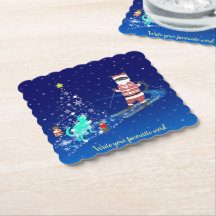 Die Nacht des Weihnachtsmanns in der Erwärmung