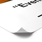 Die ... Nacht endet, Victor Hugo zitiert, Poppies Poster (Ecke)