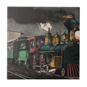 Die Nacht-Express-Fliese Fliese