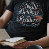 Die Nacht gehört den Lesern, das Buch der dunklen T-Shirt