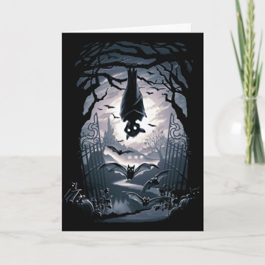 Die Nacht heißt Sie herzlich willkommen Karte (Vorderseite)