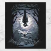 Die Nacht heißt Sie willkommen Weinetikett (Einzelnes Label)