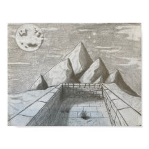 Die Nacht im Gebirge