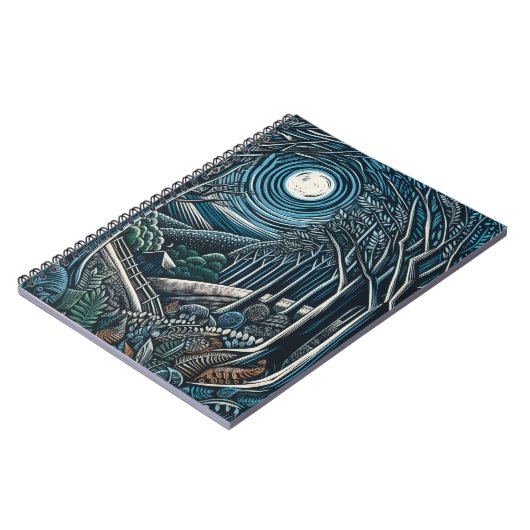 Die Nacht im Wald Notizblock (Linke Seite)