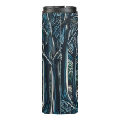 Die Nacht im Wald Thermosbecher (Rückseite)