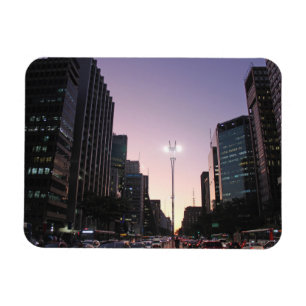 Die Nacht in der Paulista Allee - Sao-Paulo Magnet