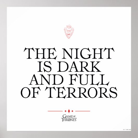 Die Nacht ist dunkel und voller Terrors Poster (Vorne)
