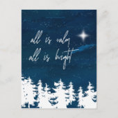 Die Nacht ist ruhig, alles ist helle Weihnachten (Vorderseite)