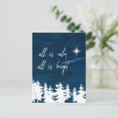 Die Nacht ist ruhig, alles ist helle Weihnachten (Stehend Vorderseite)