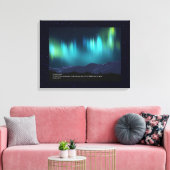 Die Nacht Leinwanddruck (Insitu (Wohnzimmer))