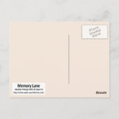 Die Nacht Postkarte (Rückseite)