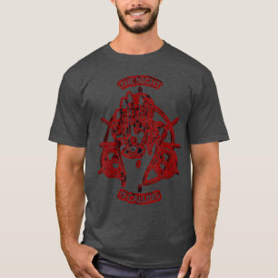 Die Nacht ruft den Bohemischen Schwarzen Designer  T-Shirt