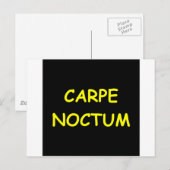 Die Nacht sieben Postkarte (Vorne/Hinten)