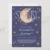 Die Nacht unter den Sternen Einladung zum Geburtst (Vorderseite)