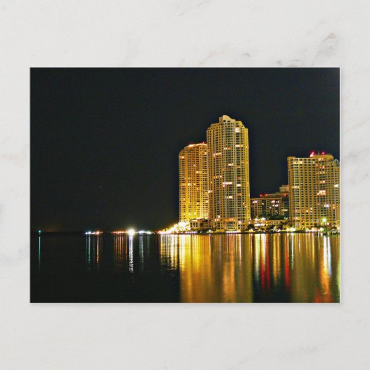 DIE NACHT VON MIAMI POSTKARTE (Vorderseite)