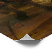 Die Nacht von Rembrandt van Rijn Poster (Ecke)